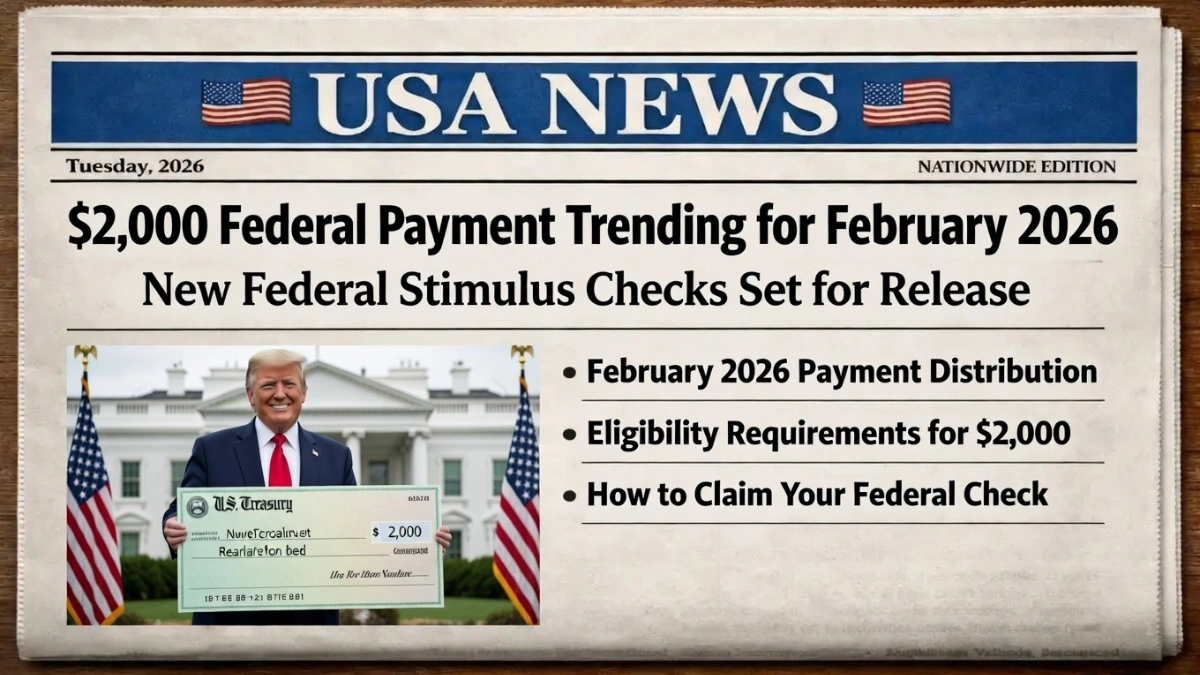 $2,000 Federal Payment Trending for February 2026