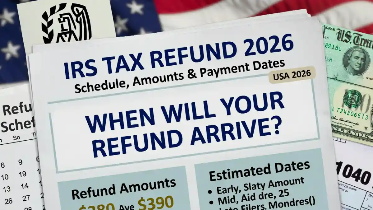 IRS Tax Refund 2026 Schedule